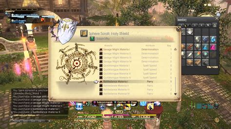 weapon damage materia ff14.